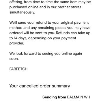 Farfetch Yüzünden Zarara Girdim