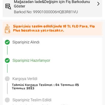 FLO Ayakkabı FLO Uygulaması Sipariş