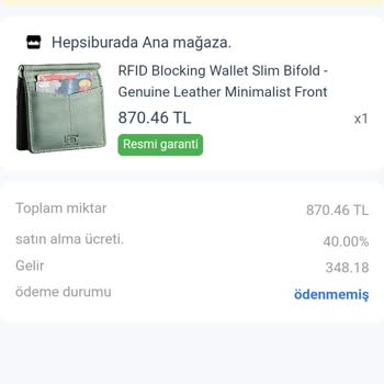 Hepsiburada Paramın İadesini İstiyorum