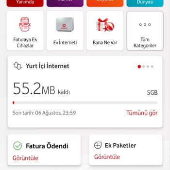 Vodafone Ek Paket Saçmalığı