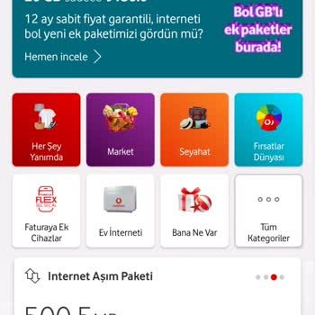 Vodafone Ek Paket Saçmalığı