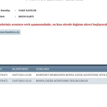Kuryenet Hesap Kartımı Getirmiyor!