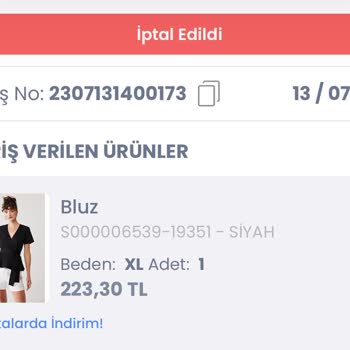 Muni Muni Siparişi Kargoya Verilmedi