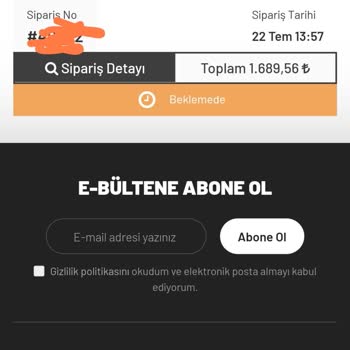 Zincirwear Siparişin Gönderilmemesi Para İadesi Yapılmaması