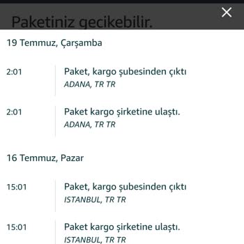 MNG Kargo Teslim Edilmeyen Kargo