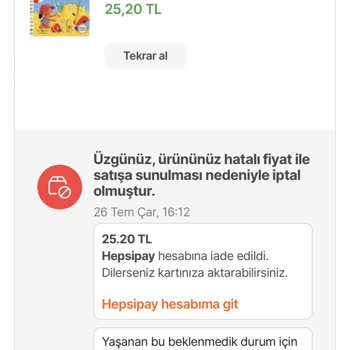 Kitap Abi Hepsiburada Haksız Bir Şekilde Siparişimi İptal Etti