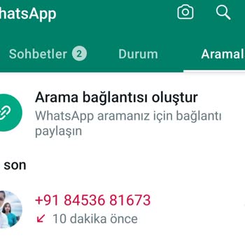 WhatsApp Üzerinden Yabancı +91 Kodlu Hindistan'dan Arandım