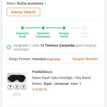 Teslimat Problemi (Trendyol)