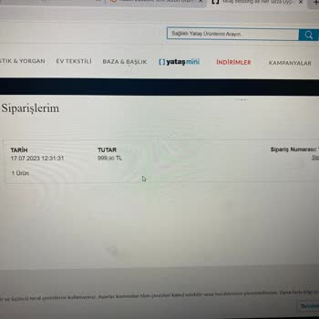 Yataş Ürünüm Hala Kargoya Verilmedi!