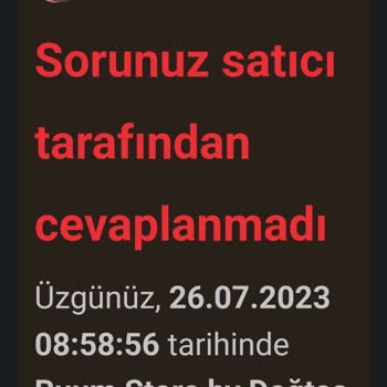 Ruum Store İlgilenmiyor, Eksik Parça Gönderiyor Ama Cevap Vermiyor