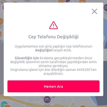 Tiktak Kirala Uygulaması Sorunu