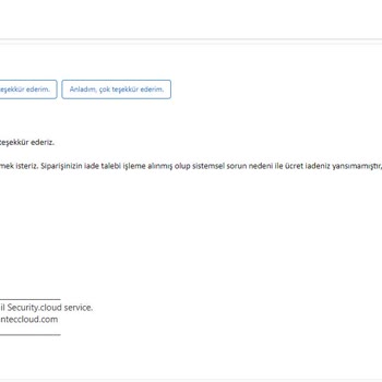 Gratis'in Elime Ulaşmayan Sipariş İçin Para İadesi Yapmaması Sorunu