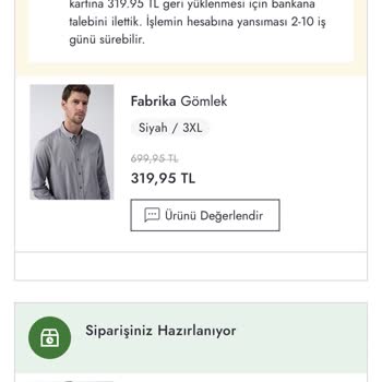Boyner Aldığım Ürün Gönderilmedi İadem Yapılmadı