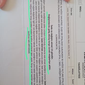 Selin Shoes Ürün Hasarlı Geldi. Geri İade De Kargo Ücretini Benden Kesiyorlar.