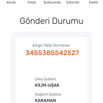 Aras Kargo Kargom Elime Ulaşmadı