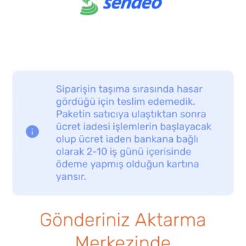 Sendeo Adlı Kendini Kargo Firması Sanan Firma Mağduriyeti
