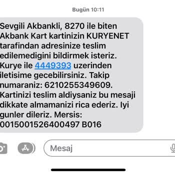 Akbank Ve Kuryenet Kart Teslimatı