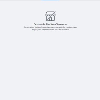 Facebook Marketplace Kullanmam Engellendi