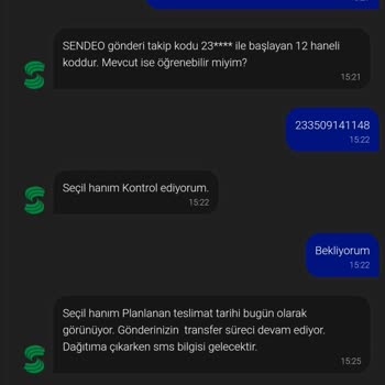 Sendeo Kargo Şirketi Kargomuzu Teslim Etmiyor!
