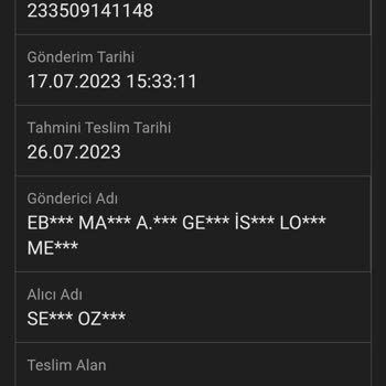 Sendeo Kargo Şirketi Kargomuzu Teslim Etmiyor!