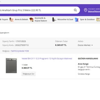 N11.com Ürünüm Kargolanmadı