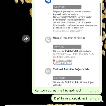 MNG Kargo Teslim Edilemedi Gözüküyor Ama Adresime Gelmedi