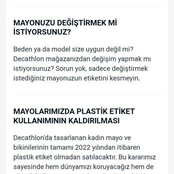 Decathlon Da İade Almıyorlar Ama Satarken Böyle Bir Uyarı Yok