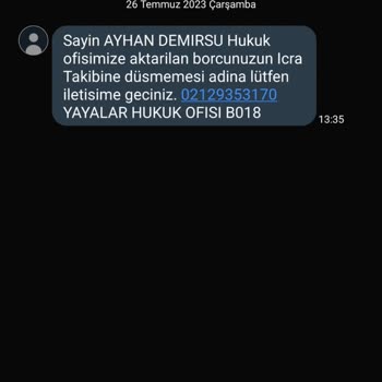 Global Satış Yayalar Hukuk Bürosu Alınmayan Ürünler Ve İcra