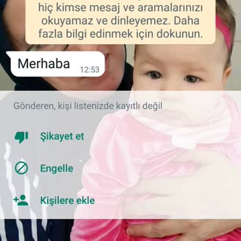 WhatsApp Dan Gelen Mesaj