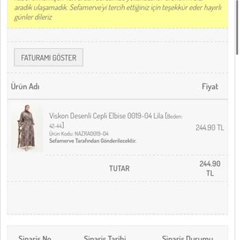 Sefamerve Müşteriye İftira Atıyor!