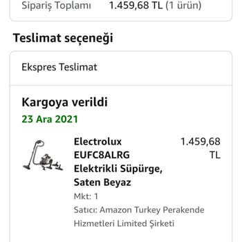 Electrolux Garanti Kapsamına Girmiyor