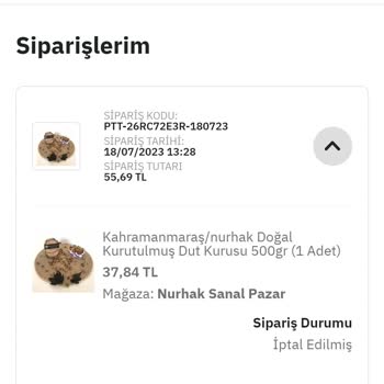 Nurhak Sanal Pazar Almak İstediğim Ürün Gönderilmedi!