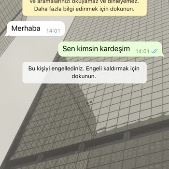WhatsApp Yabancı Numara Gelen Mesaj