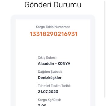 Sürat Kargo Kargo Teslim Edilmemesi