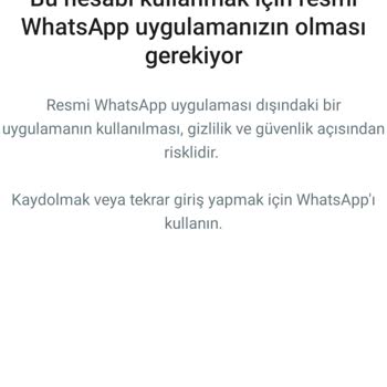 WhatsApp Hesabım Yasaklandı