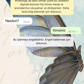 WhatsApp'a Gelen Mesaj