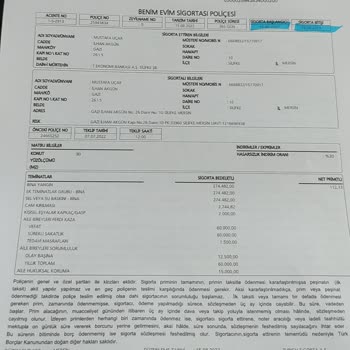 Zurich Sigorta Poliçede Yazana Uymuyor