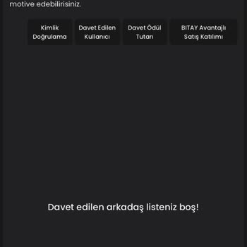 Bitay Borsası Referanslarımı Saymıyor