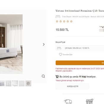 Yatsan İade Değişim Bedeli