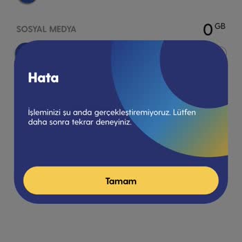 Turkcell Yap-Boz Tarife Değiştirememe