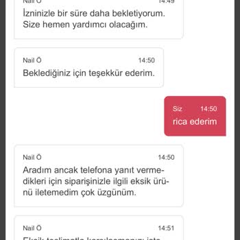 Yemeksepeti Yemek Siparişim Eksik Geldi Tam Ödeme Aldılar