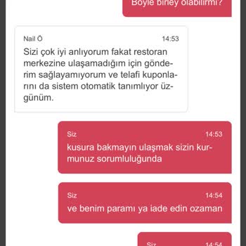 Yemeksepeti Yemek Siparişim Eksik Geldi Tam Ödeme Aldılar