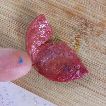 Namet Sucuğun İçinden Mavi Plastik Parça Çıktı