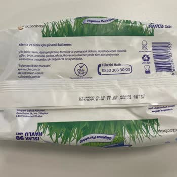 Eczacıbaşı İlaç Pazarlama Eczacıbaşı'na Ait Solo Islak Mendil' İn Alerji Yapması!