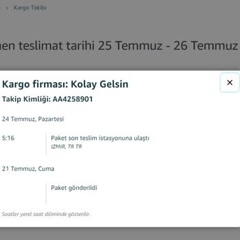 Kolay Gelsin Ürün Getirmeyen Kargo Firması