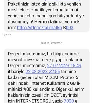 Vodafone Tam Senlik Kolay Paketinde İnternet Sorunu
