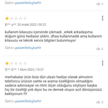 Trendyol Ve Yaşamı Kolaylaştır Adlı Firmanın Bozuk Saat Satması