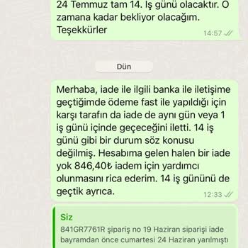 By Sadem İade İşlemi Yapılmayan Ürünler İçin Müşteri Memnuniyeti Nerede?