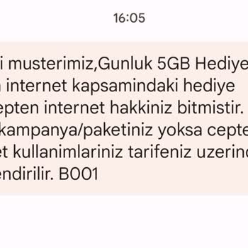 Bimcell Parayı Alıyor. Sonra İnternetin Bitti Uyarısı Yolluyor