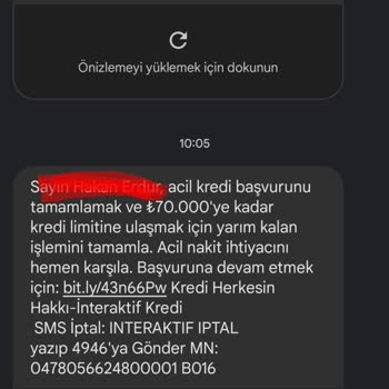 İnteraktif Kredi Kelime Aldatmacası Ve Para Talep Etmesi.